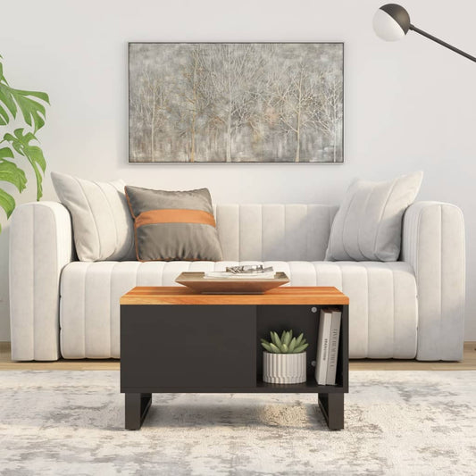 Couchtisch 60x50x35 cm Massivholz Akazie - Pazzar.ch