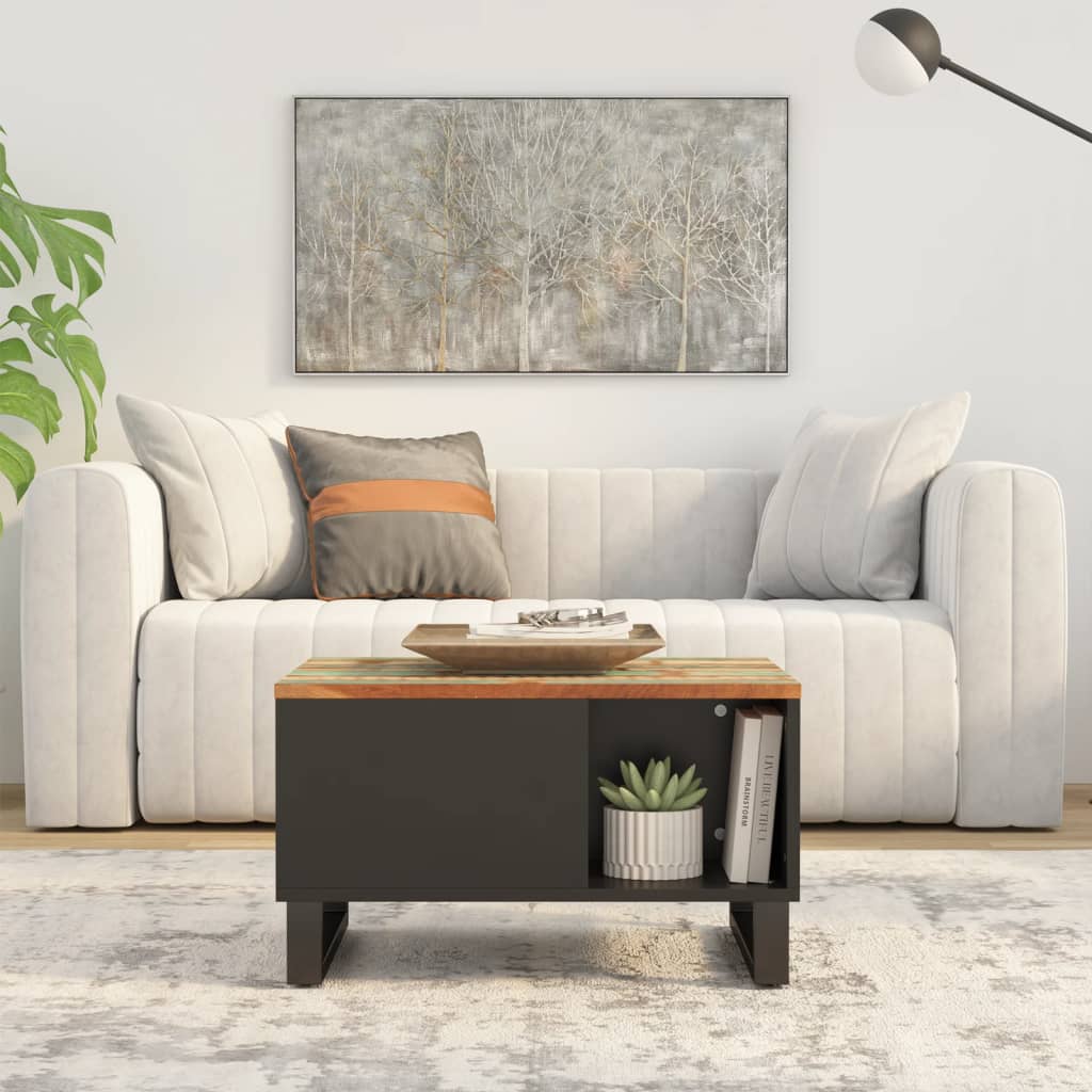 Couchtisch 60x50x35 cm Altholz Massiv - Pazzar.ch