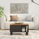 Couchtisch 60x50x35 cm Altholz Massiv