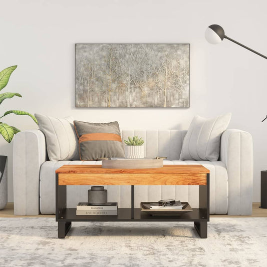 Couchtisch 90x50x40 cm Massivholz Akazie - Pazzar.ch