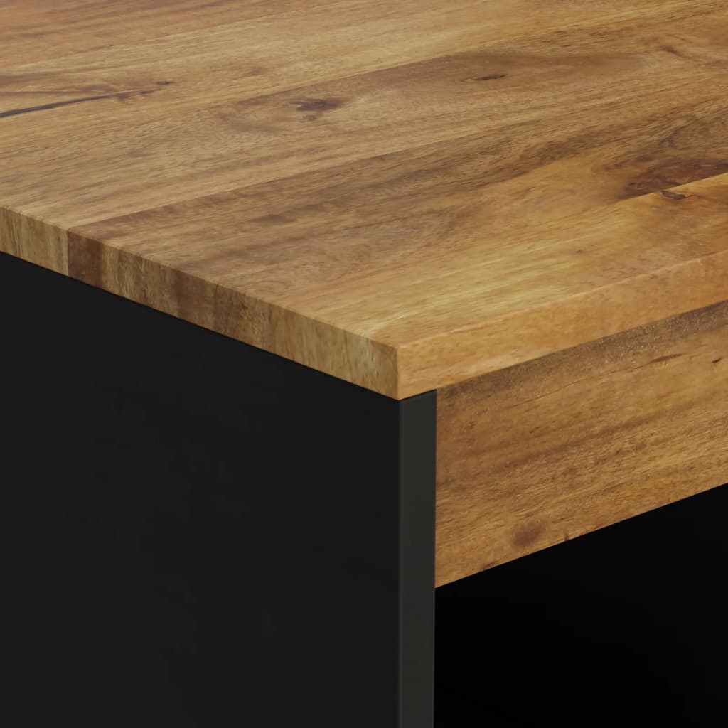 Couchtisch 55x50x40 cm Massivholz Mango - Pazzar.ch