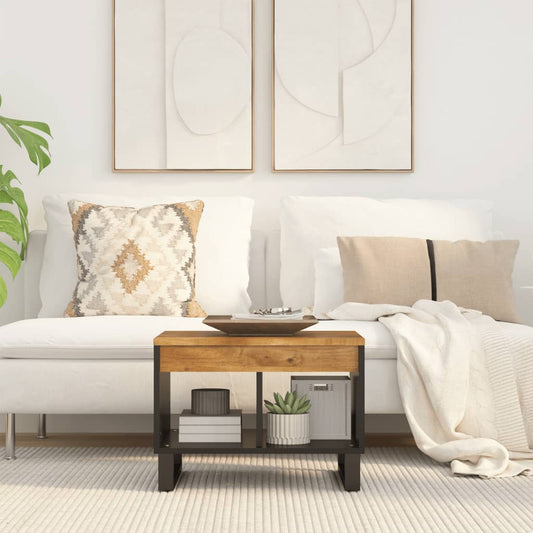 Couchtisch 55x50x40 cm Massivholz Mango - Pazzar.ch