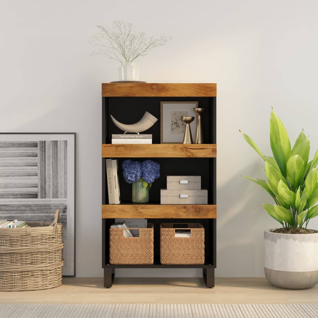 Beistellschrank 60x33x107 cm Massivholz Mango - Pazzar.ch