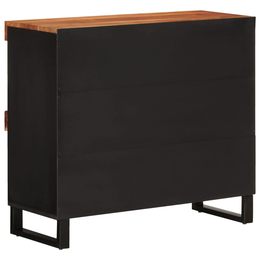 Beistelltisch 85x33x75 cm Massivholz Akazie - Pazzar.ch