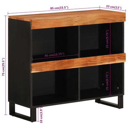 Beistelltisch 85x33x75 cm Massivholz Akazie - Pazzar.ch