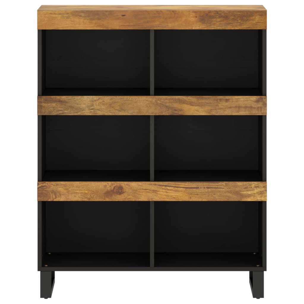 Beistellschrank 85x33x107 cm Massivholz Mango - Pazzar.ch