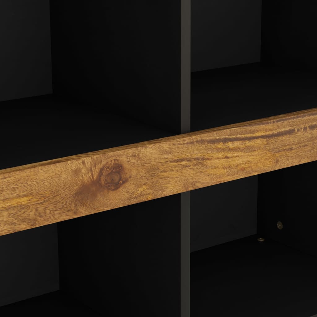 Beistellschrank 85x33x107 cm Massivholz Mango - Pazzar.ch