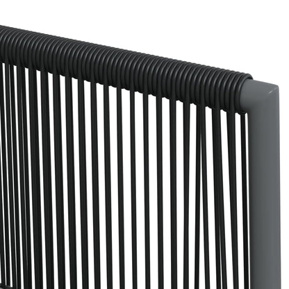 Gartenstühle mit Kissen 2 Stk. Schwarz 54x60,5x83,5 cm - Pazzar.ch