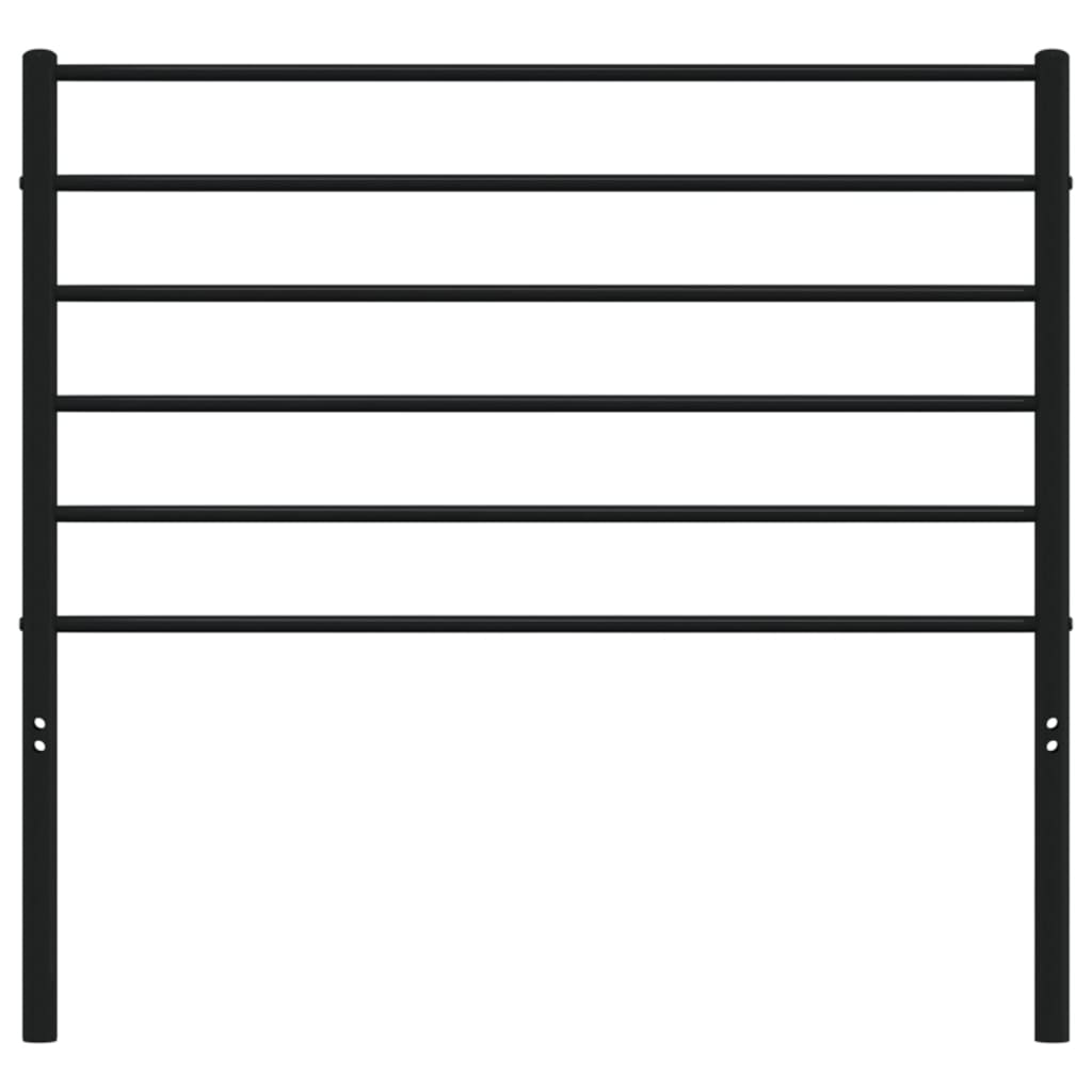 Kopfteil Metall Schwarz 75 cm - Pazzar.ch