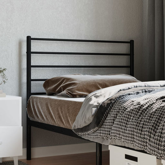 Kopfteil Metall Schwarz 75 cm - Pazzar.ch