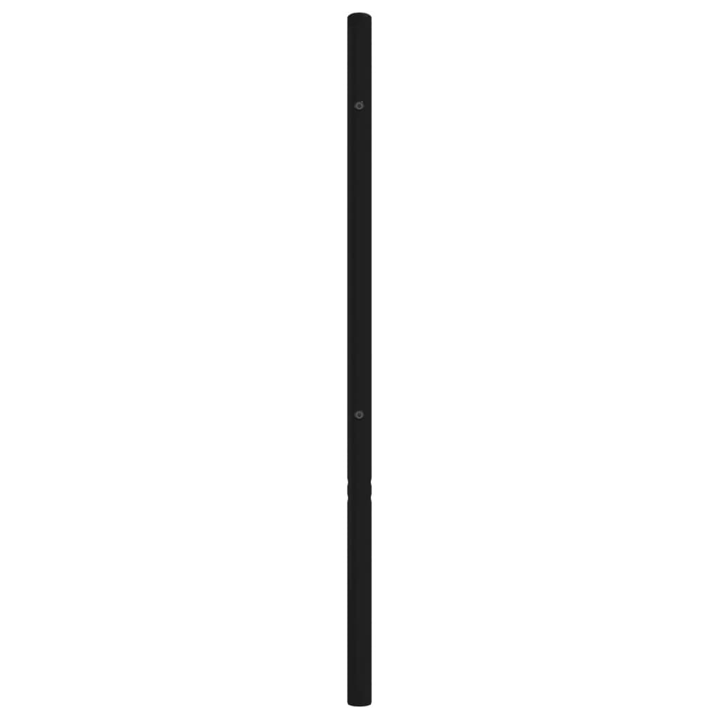 Kopfteil Metall Schwarz 100 cm