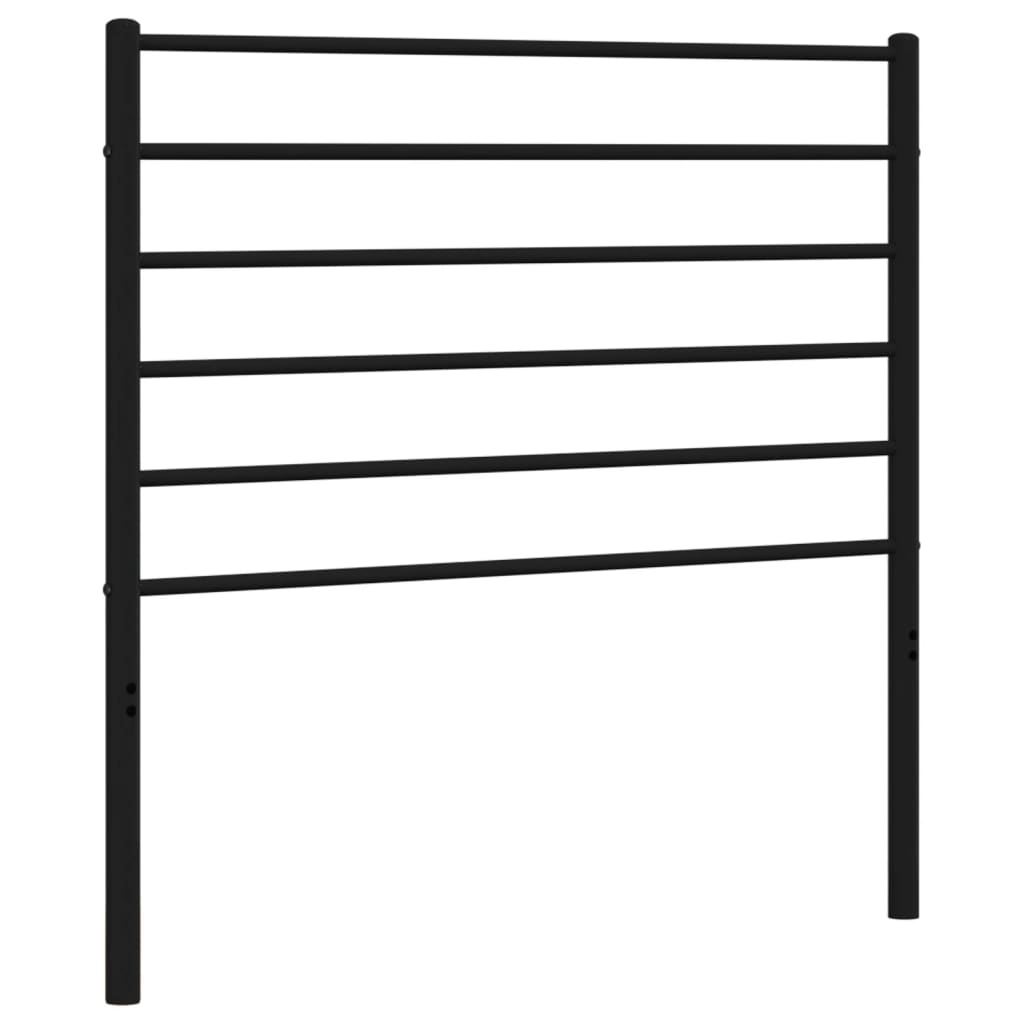 Kopfteil Metall Schwarz 107 cm - Pazzar.ch