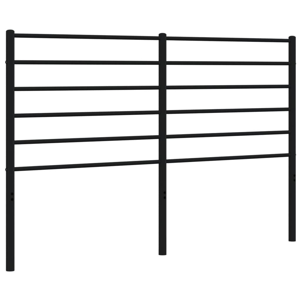 Kopfteil Metall Schwarz 160 cm - Pazzar.ch