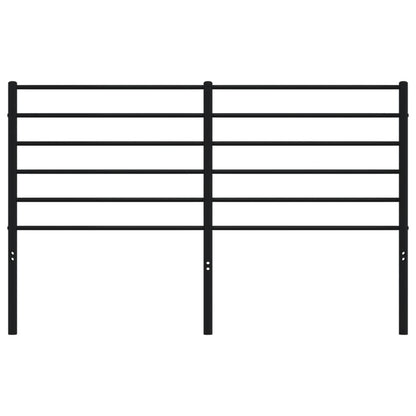Kopfteil Metall Schwarz 160 cm - Pazzar.ch
