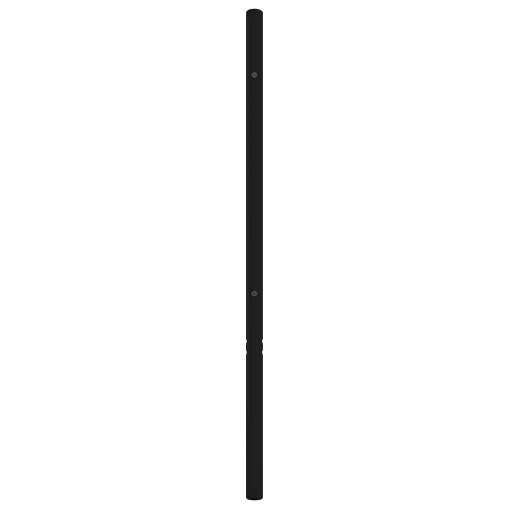 Kopfteil Metall Schwarz 160 cm