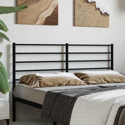 Kopfteil Metall Schwarz 160 cm - Pazzar.ch