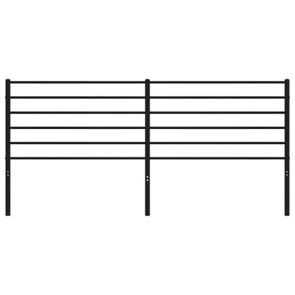 Kopfteil Metall Schwarz 200 cm - Pazzar.ch