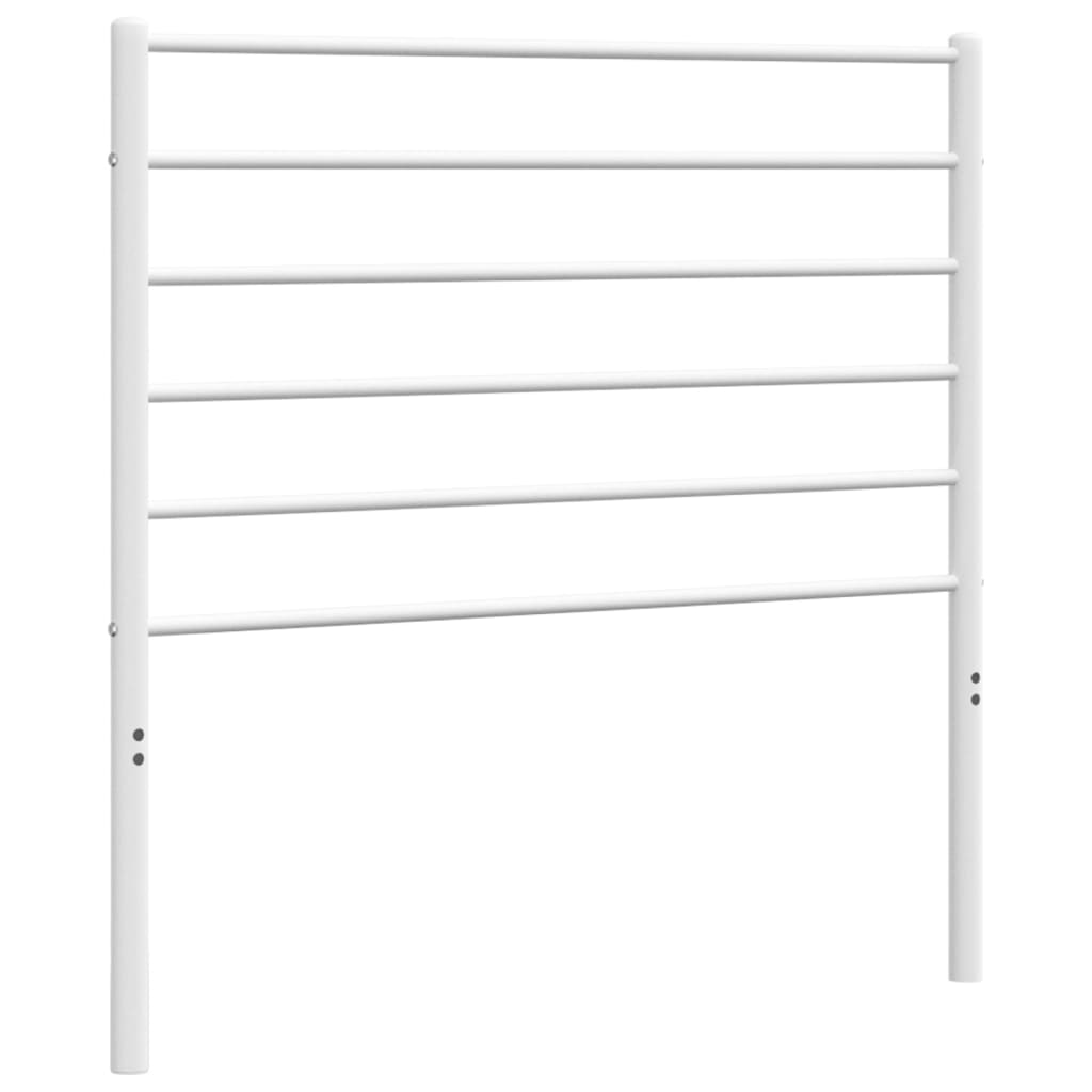 Kopfteil Metall Weiß 75 cm - Pazzar.ch