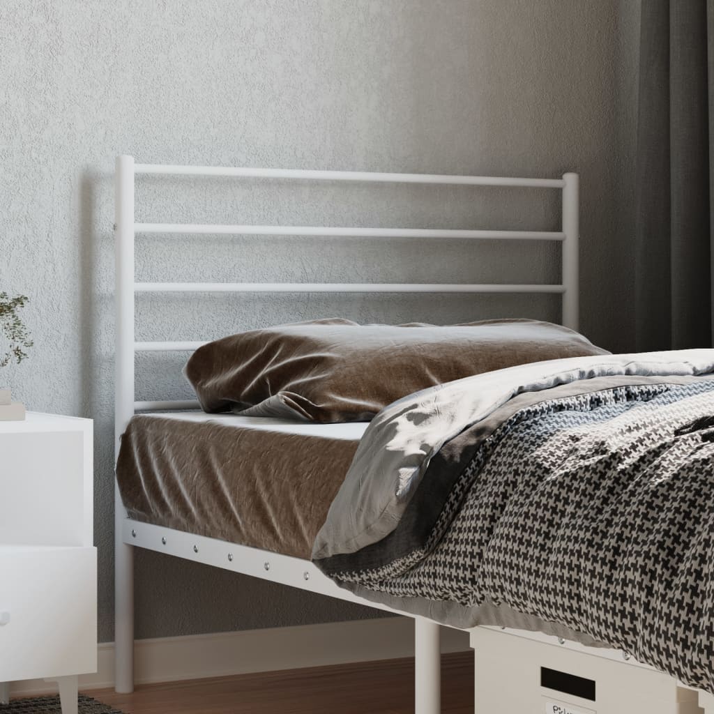Kopfteil Metall Weiß 75 cm - Pazzar.ch