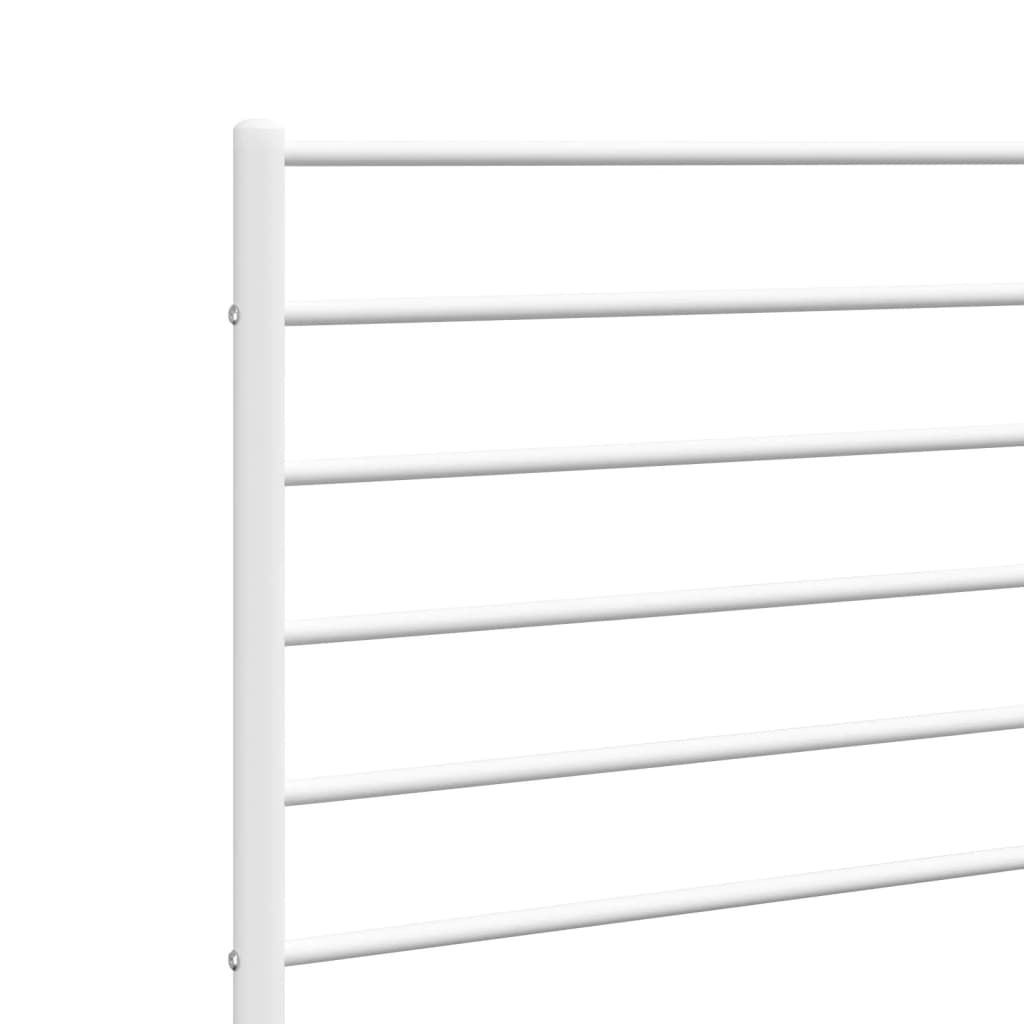 Kopfteil Metall Weiß 160 cm - Pazzar.ch