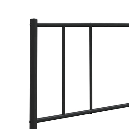 Kopfteil Metall Schwarz 100 cm - Pazzar.ch