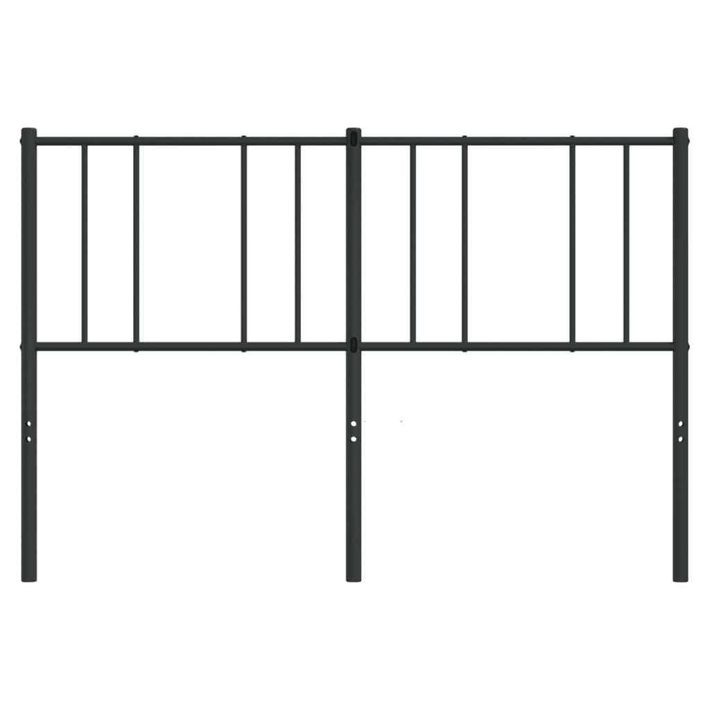 Kopfteil Metall Schwarz 120 cm - Pazzar.ch