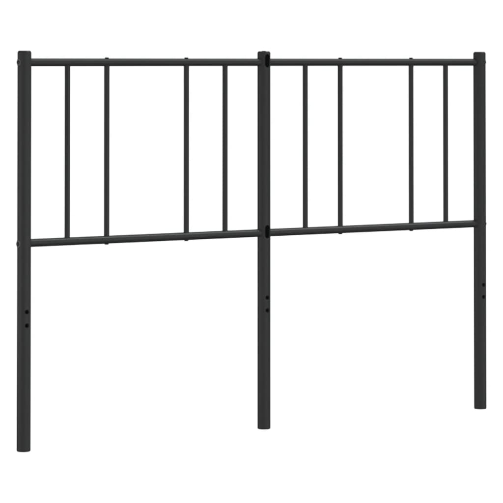 Kopfteil Metall Schwarz 160 cm - Pazzar.ch