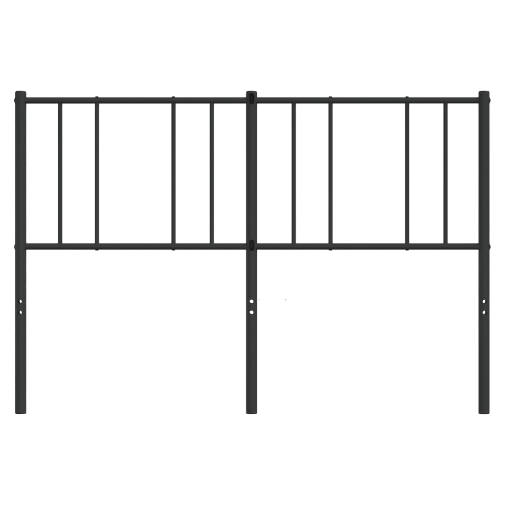 Kopfteil Metall Schwarz 160 cm