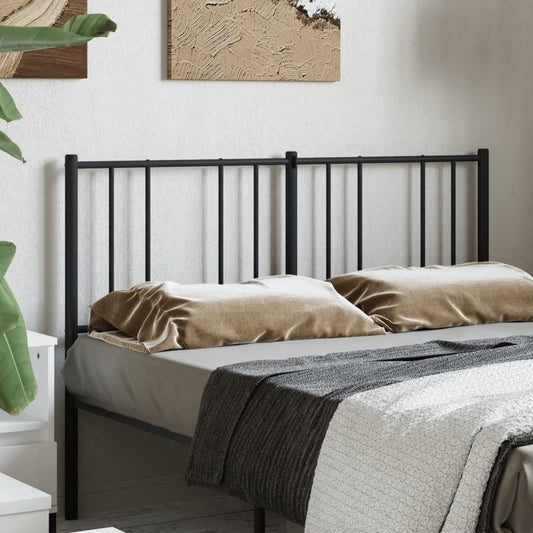 Kopfteil Metall Schwarz 160 cm - Pazzar.ch