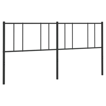 Kopfteil Metall Schwarz 180 cm - Pazzar.ch