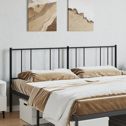 Kopfteil Metall Schwarz 180 cm - Pazzar.ch