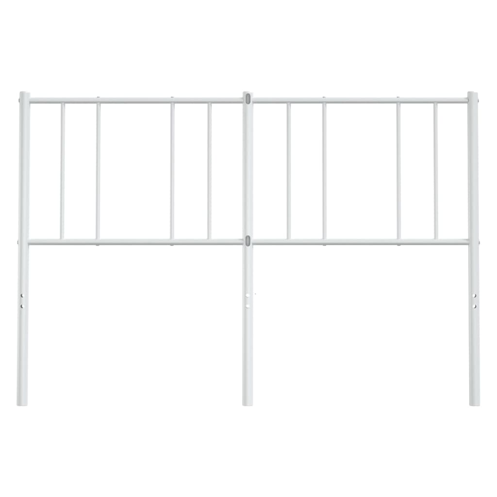 Kopfteil Metall Weiß 120 cm