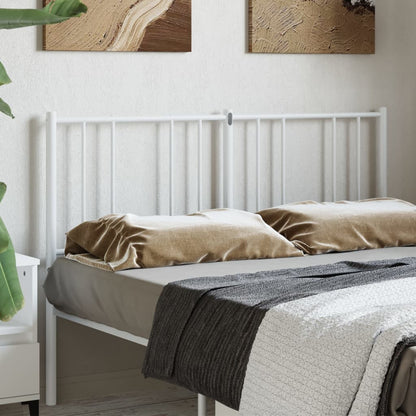 Kopfteil Metall Weiß 120 cm - Pazzar.ch