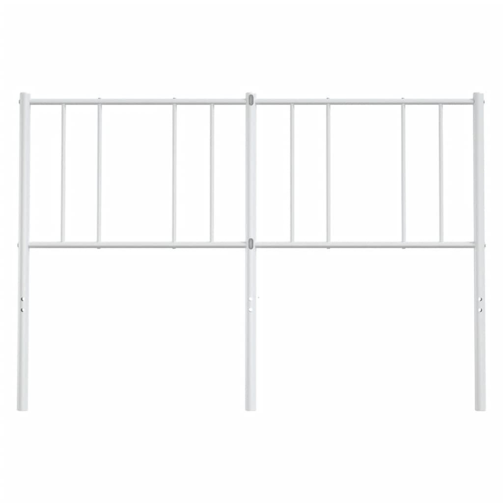 Kopfteil Metall Weiß 160 cm - Pazzar.ch