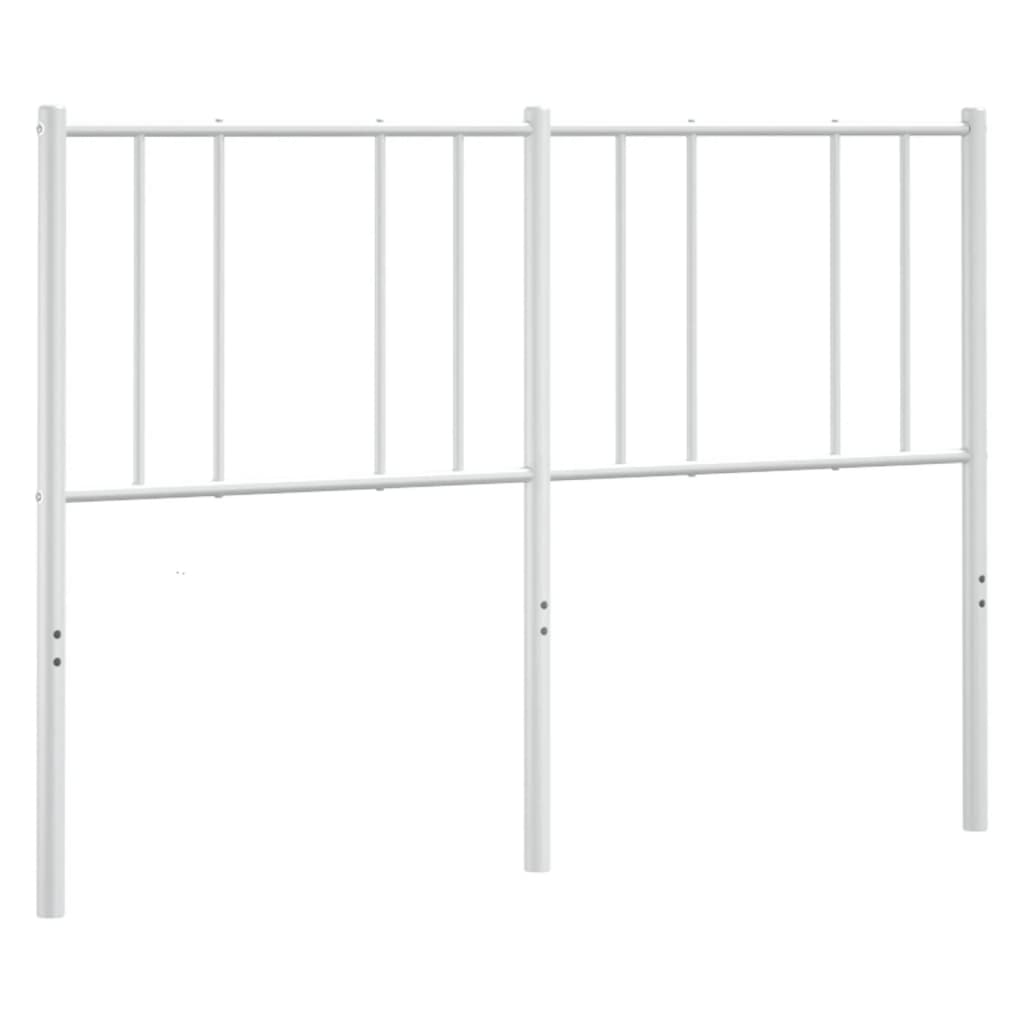 Kopfteil Metall Weiß 160 cm - Pazzar.ch