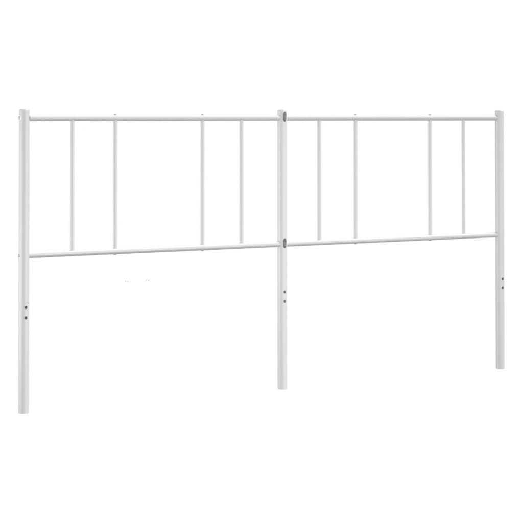 Kopfteil Metall Weiß 180 cm - Pazzar.ch