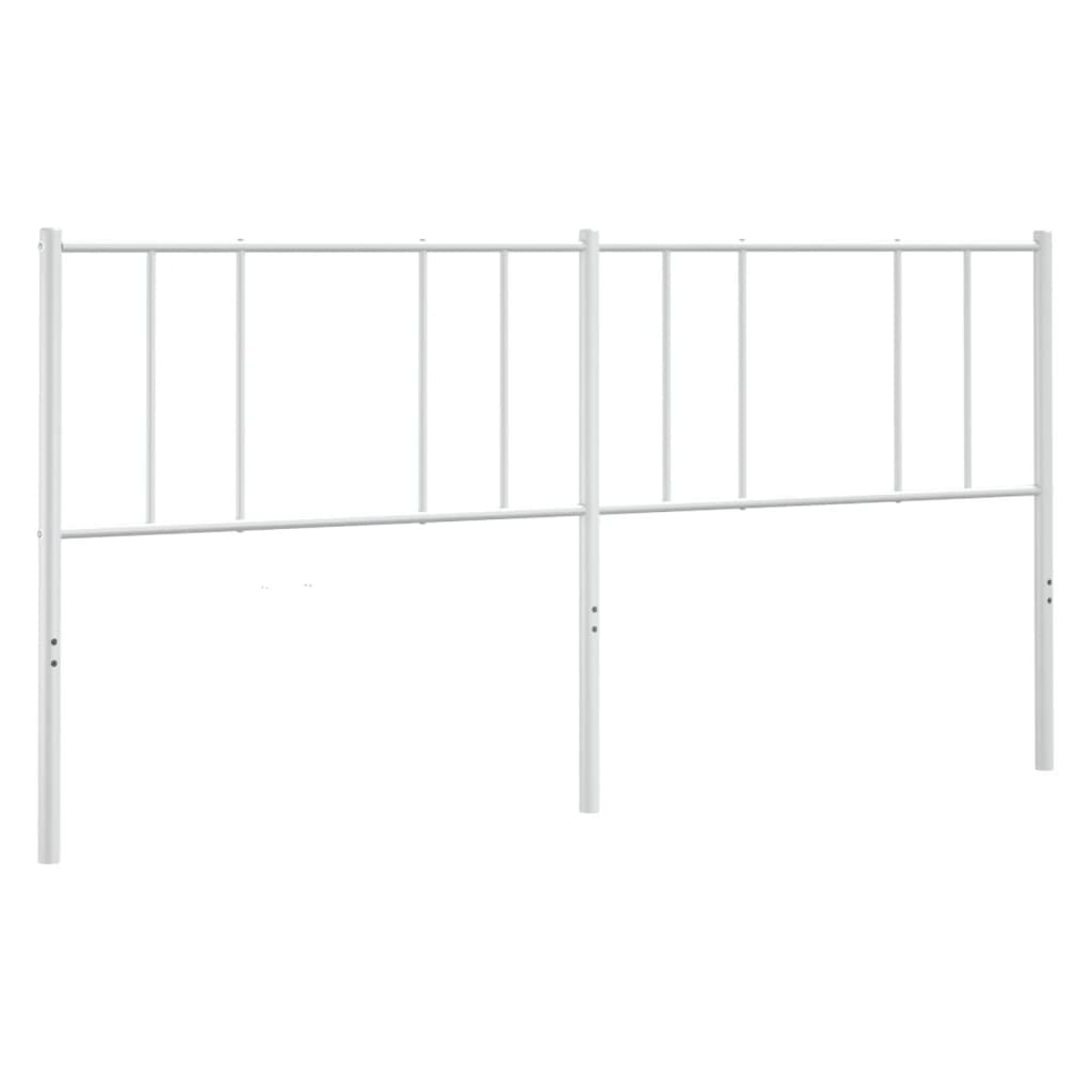 Kopfteil Metall Weiß 193 cm - Pazzar.ch