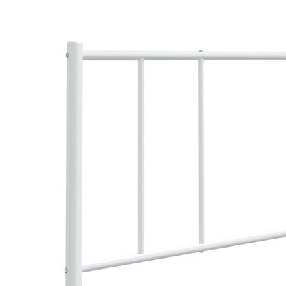 Kopfteil Metall Weiß 193 cm - Pazzar.ch