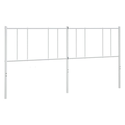 Kopfteil Metall Weiß 200 cm - Pazzar.ch