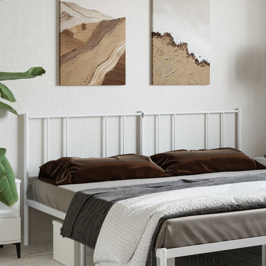 Kopfteil Metall Weiß 200 cm - Pazzar.ch
