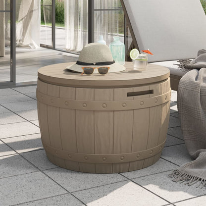 3-in-1 Gartenbox Hellbraun Polypropylen - Pazzar.ch