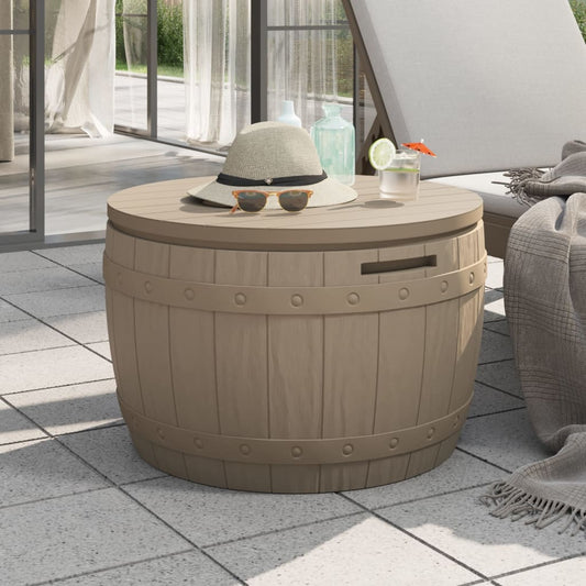 3-in-1 Gartenbox Hellbraun Polypropylen - Pazzar.ch