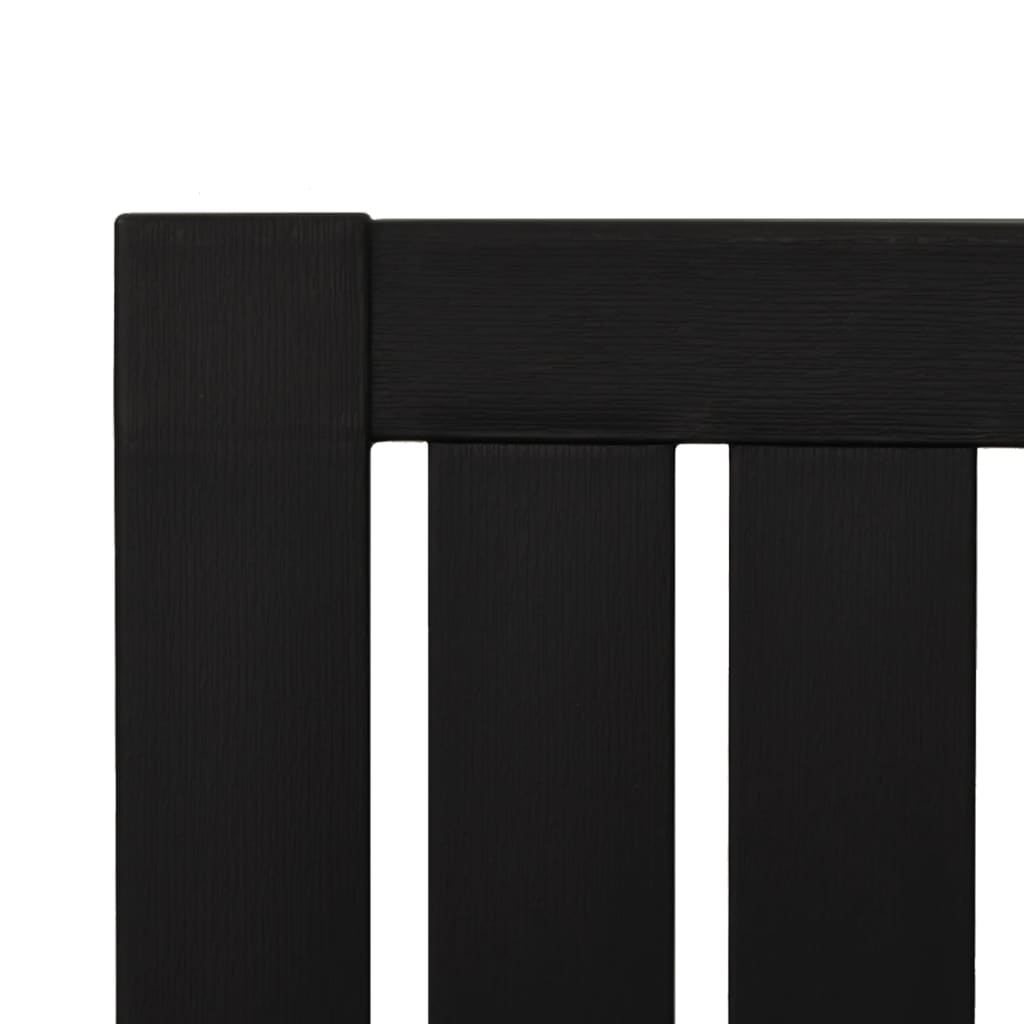 Adirondack-Gartenstühle 2 Stk. Schwarz Polypropylen - Pazzar.ch