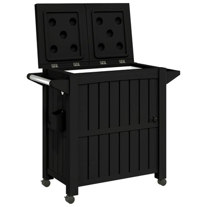 3-in-1 Servierwagen Schwarz Polypropylen - Pazzar.ch