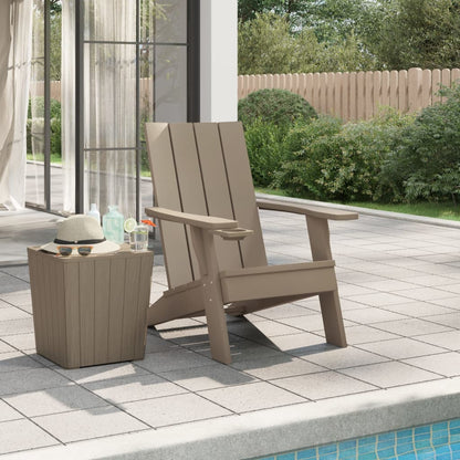 Adirondack-Gartenstuhl Hellbraun 75x88,5x89,5 cm Polypropylen - Pazzar.ch