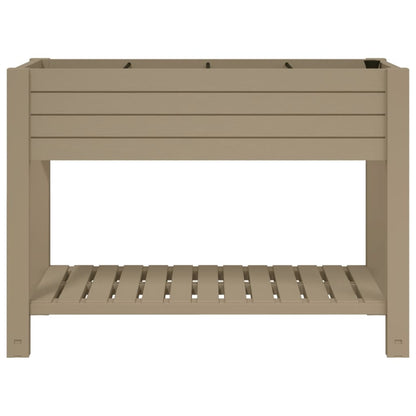Hochbeet Hellbraun 110x45x79 cm Polypropylen - Pazzar.ch