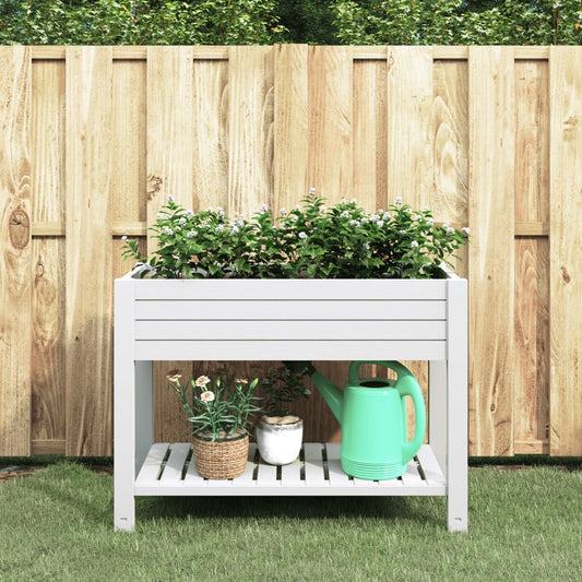 Hochbeet Weiß 110x45x79 cm Polypropylen - Pazzar.ch