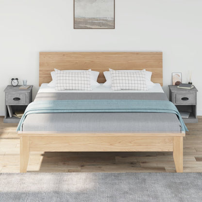 Nachttische 2 Stk. Betongrau 39x39x47,5 cm Holzwerkstoff - Pazzar.ch