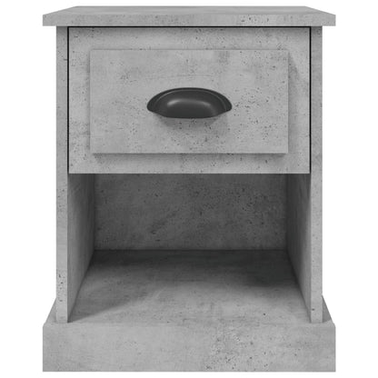 Nachttische 2 Stk. Betongrau 39x39x47,5 cm Holzwerkstoff - Pazzar.ch