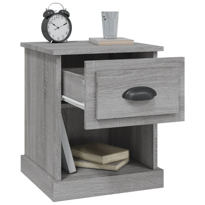 Nachttische 2 Stk. Grau Sonoma 39x39x47,5 cm Holzwerkstoff - Pazzar.ch